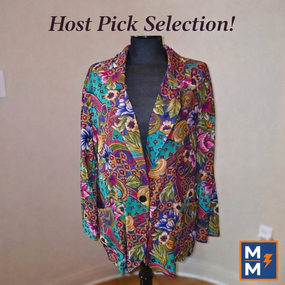 Floral Multicolor Blazer